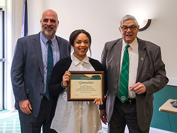 Thumbnail for SRU trustees recognize Brooklyn Graham at quarterly business meeting, March 24 