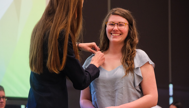 OT graduates receive their pins