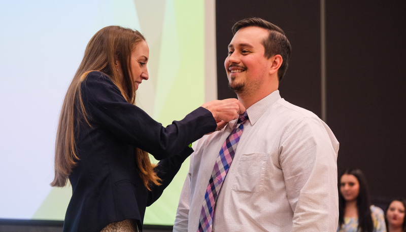 OT graduates receive their pins