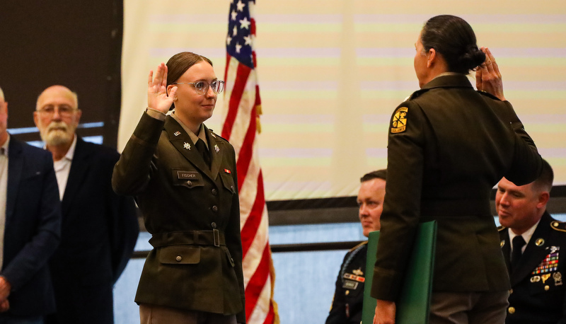 ROTC commisioning and Graduate Studies commencement