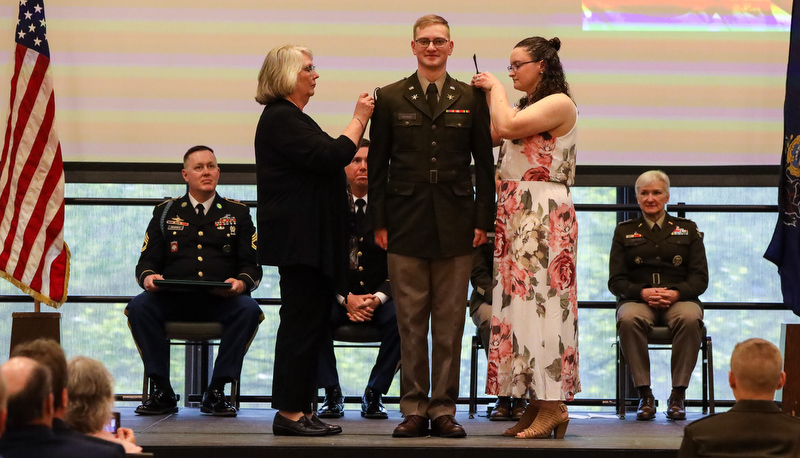 ROTC commisioning and Graduate Studies commencement