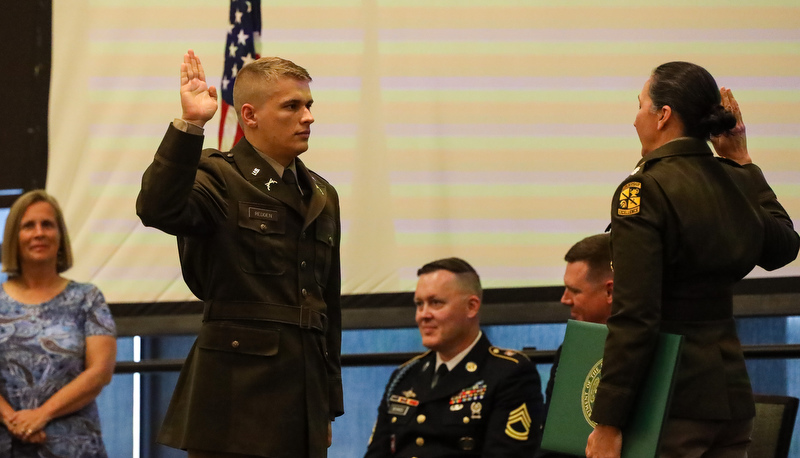 ROTC commisioning and Graduate Studies commencement