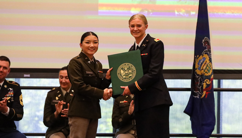 ROTC commisioning and Graduate Studies commencement