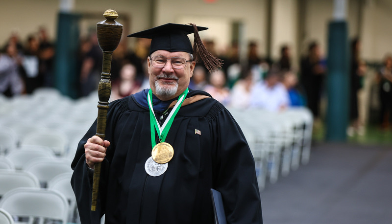 ROTC commisioning and Graduate Studies commencement