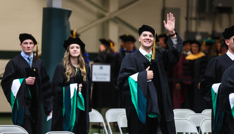 ROTC commisioning and Graduate Studies commencement