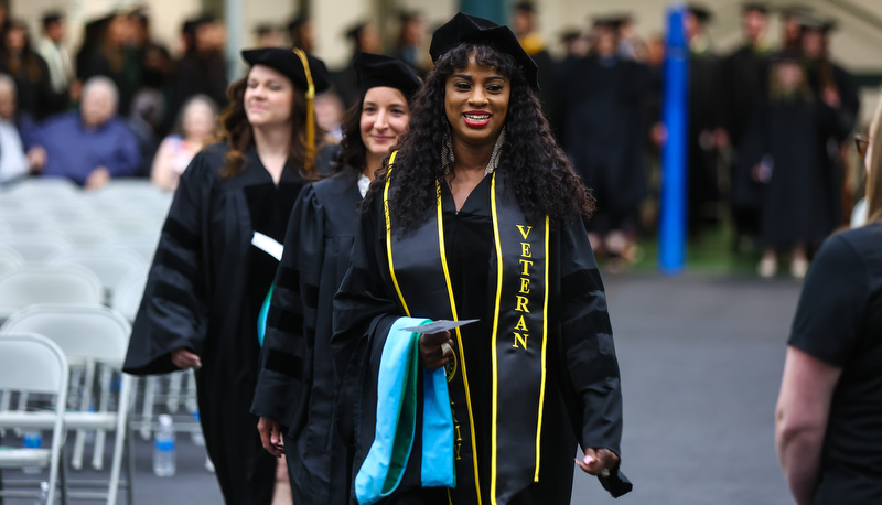 ROTC commisioning and Graduate Studies commencement