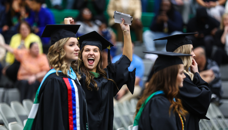 ROTC commisioning and Graduate Studies commencement