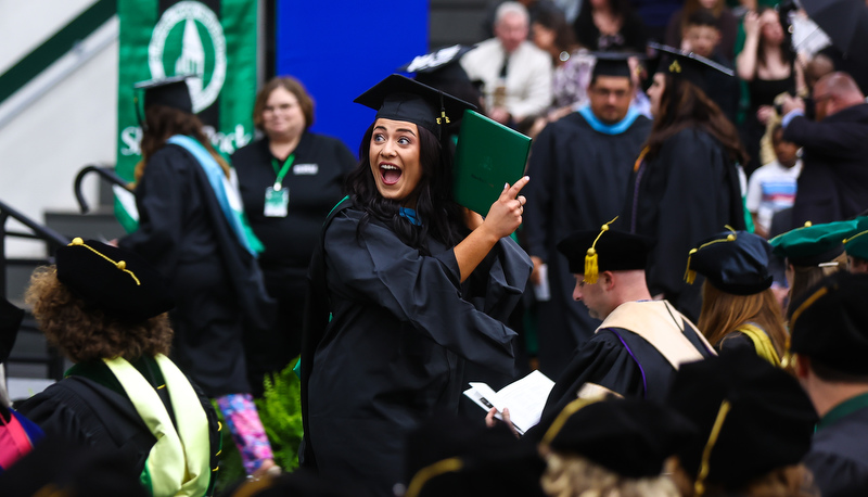 ROTC commisioning and Graduate Studies commencement