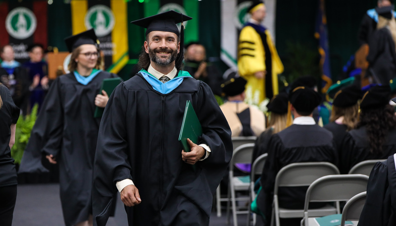 ROTC commisioning and Graduate Studies commencement