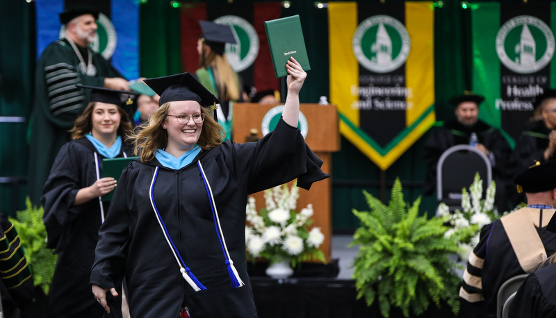 ROTC commisioning and Graduate Studies commencement