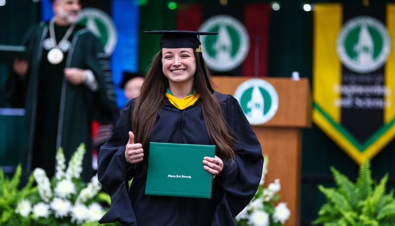 ROTC commisioning and Graduate Studies commencement