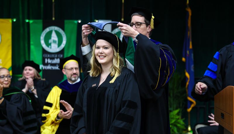 ROTC commisioning and Graduate Studies commencement