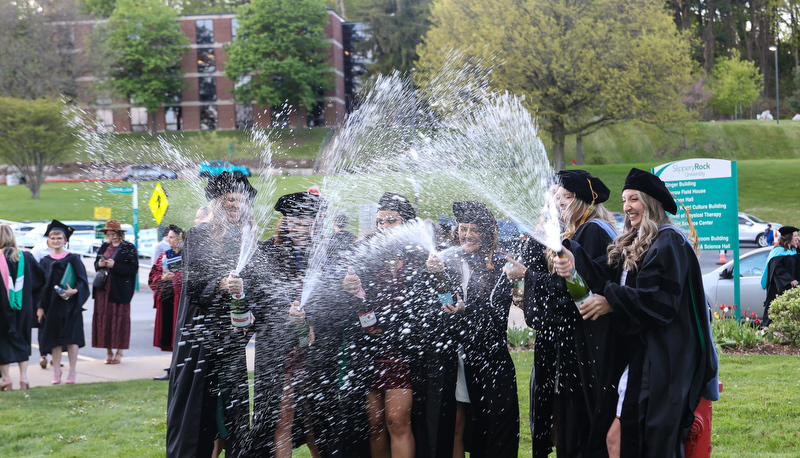 ROTC commisioning and Graduate Studies commencement