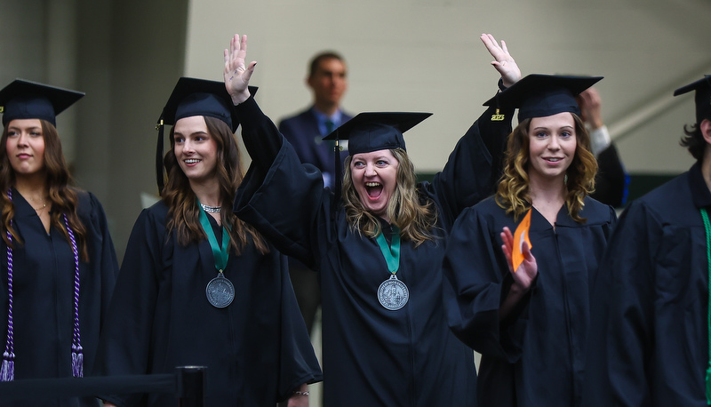 Members of the Class of 2023 graduate