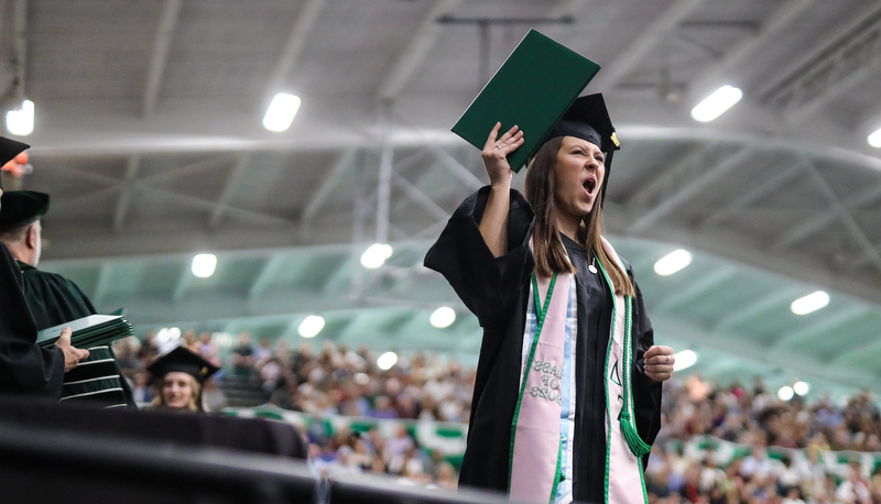 Members of the Class of 2023 graduate