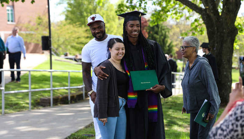 Members of the Class of 2023 graduate