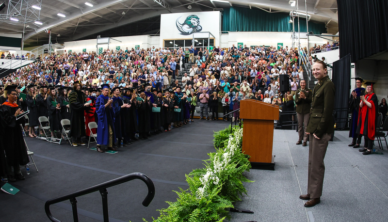 Members of the Class of 2023 graduate