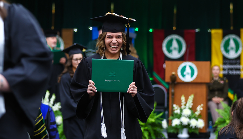 Members of the Class of 2023 graduate