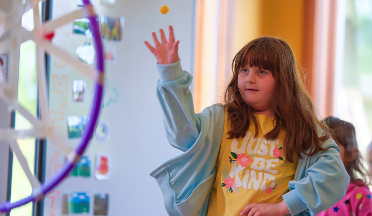 Child at Macoskey event