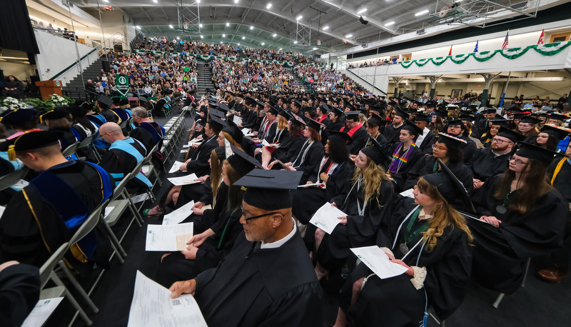 Graduation on campus for the class of 2024
