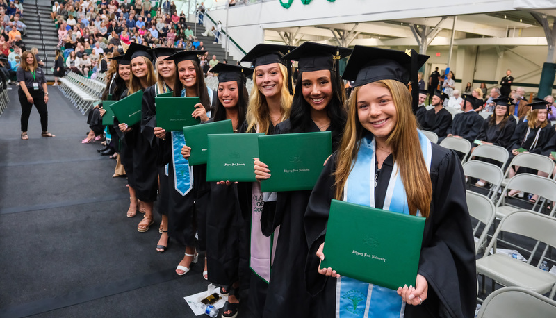 Graduation on campus for the class of 2024