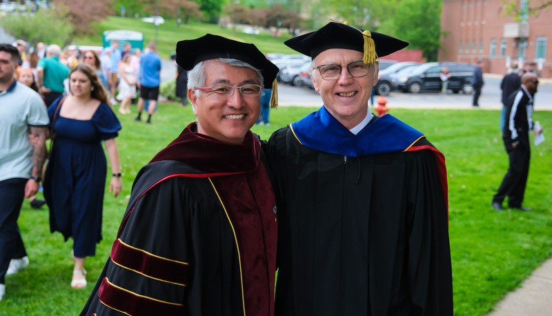 Graduation on campus for the class of 2024