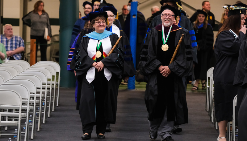 Graduation on campus for the class of 2024