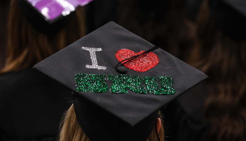 Graduation on campus for the class of 2024