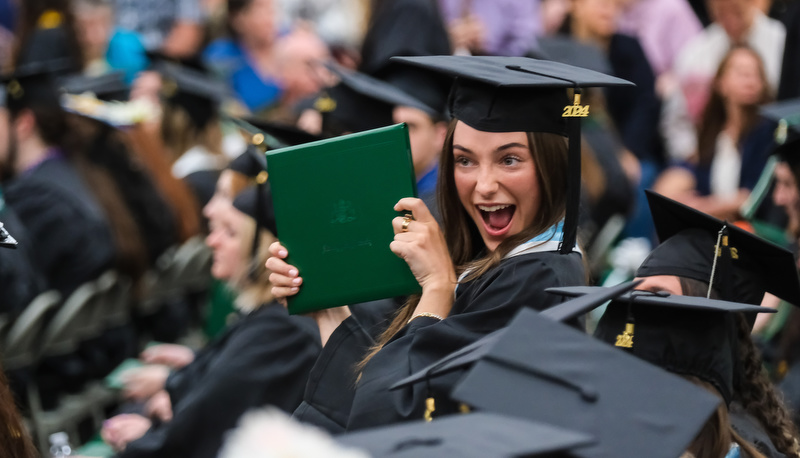 Graduation on campus for the class of 2024