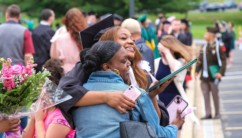 Graduation on campus for the class of 2024