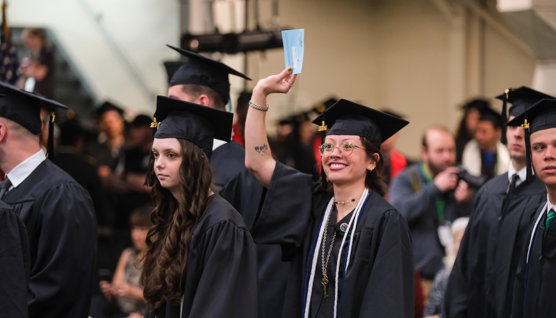 Graduation on campus for the class of 2024
