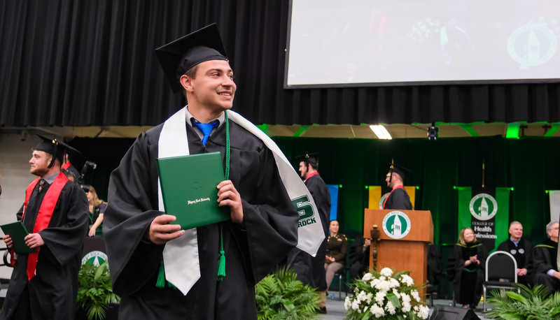 Graduation on campus for the class of 2024