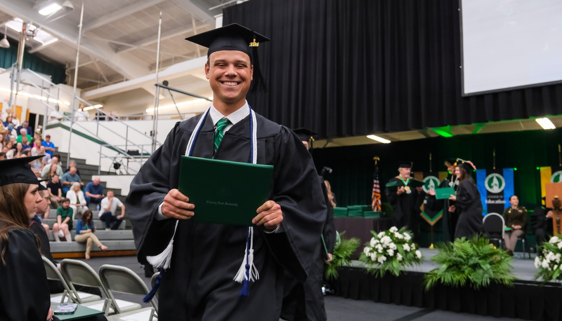 Graduation on campus for the class of 2024