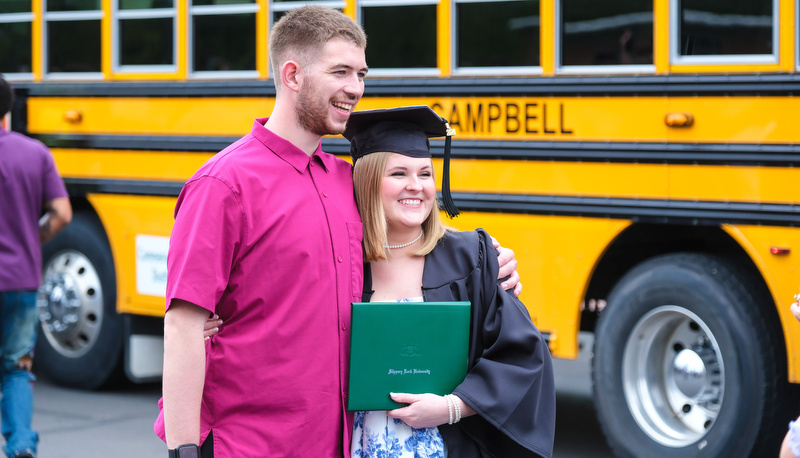 Graduation on campus for the class of 2024