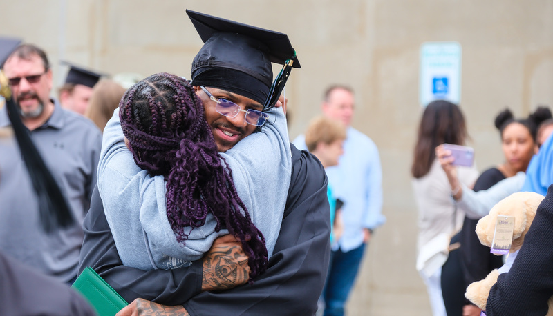Graduation on campus for the class of 2024
