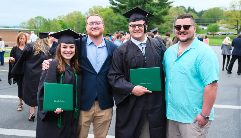 Graduation on campus for the class of 2024