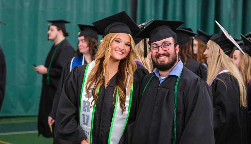 Graduation on campus for the class of 2024
