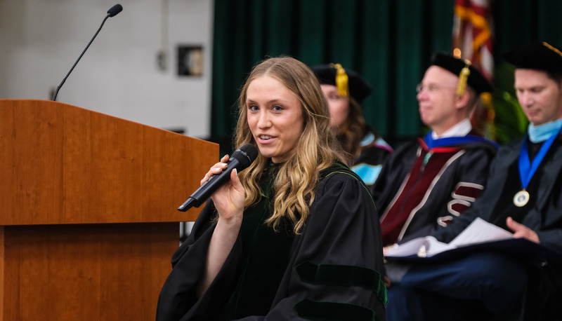 Graduation on campus for the class of 2024