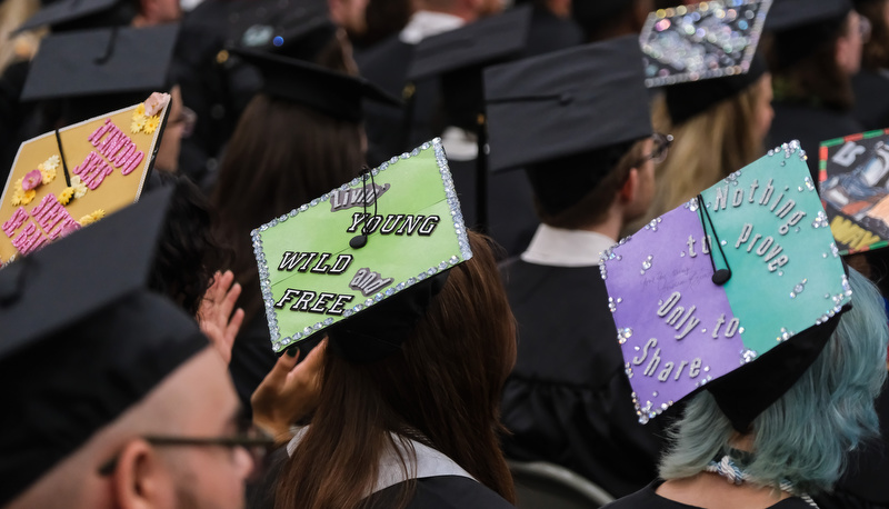 Graduation on campus for the class of 2024