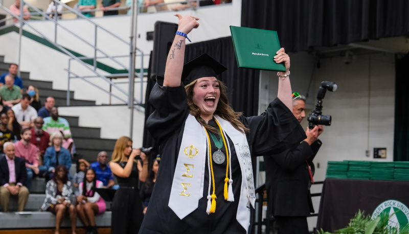 Graduation on campus for the class of 2024