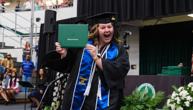 Graduation on campus for the class of 2024