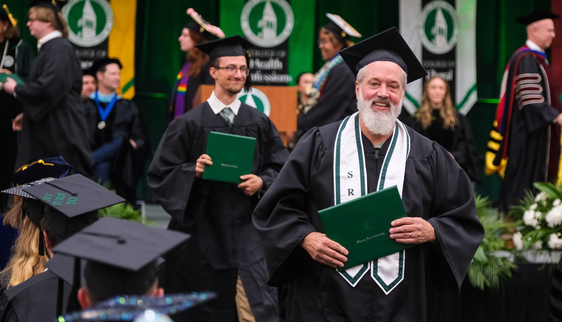 Graduation on campus for the class of 2024