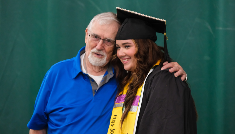 Graduation on campus for the class of 2024