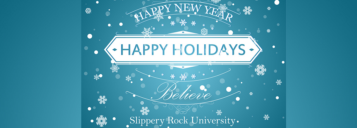 Card - Slippery Rock University Happy Holidays