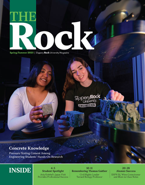 SRU Rock Magazine Cover