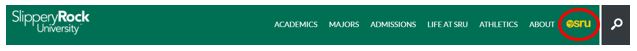 Image of the MYSRU link in the header