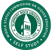 Middle States text with SRU circle seal in green