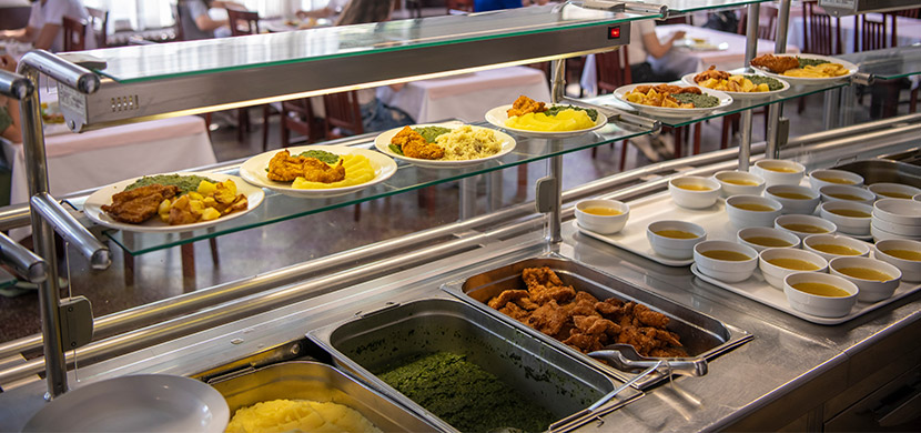 Food in Cafeteria