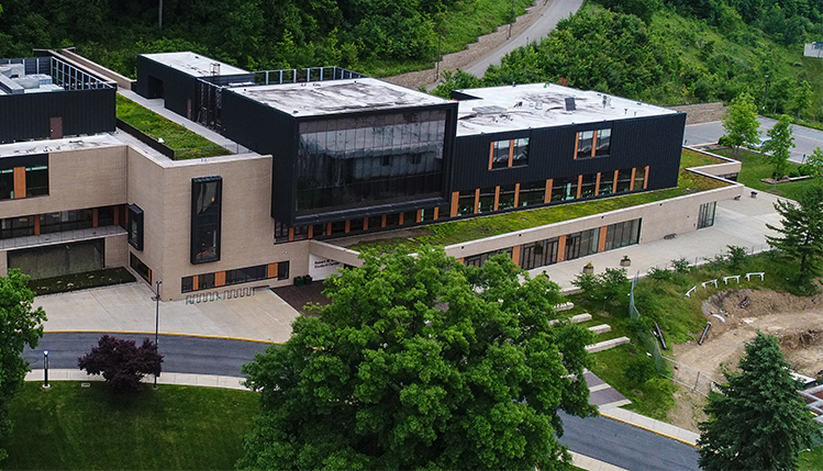 Smith Student Center from above