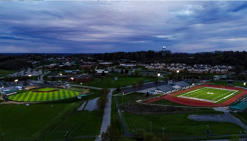 SRU football and baseball field